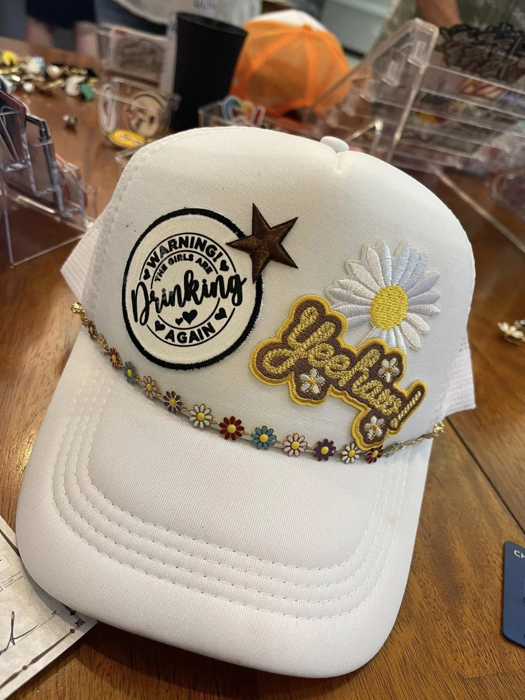 Custom embroidered trucker caps