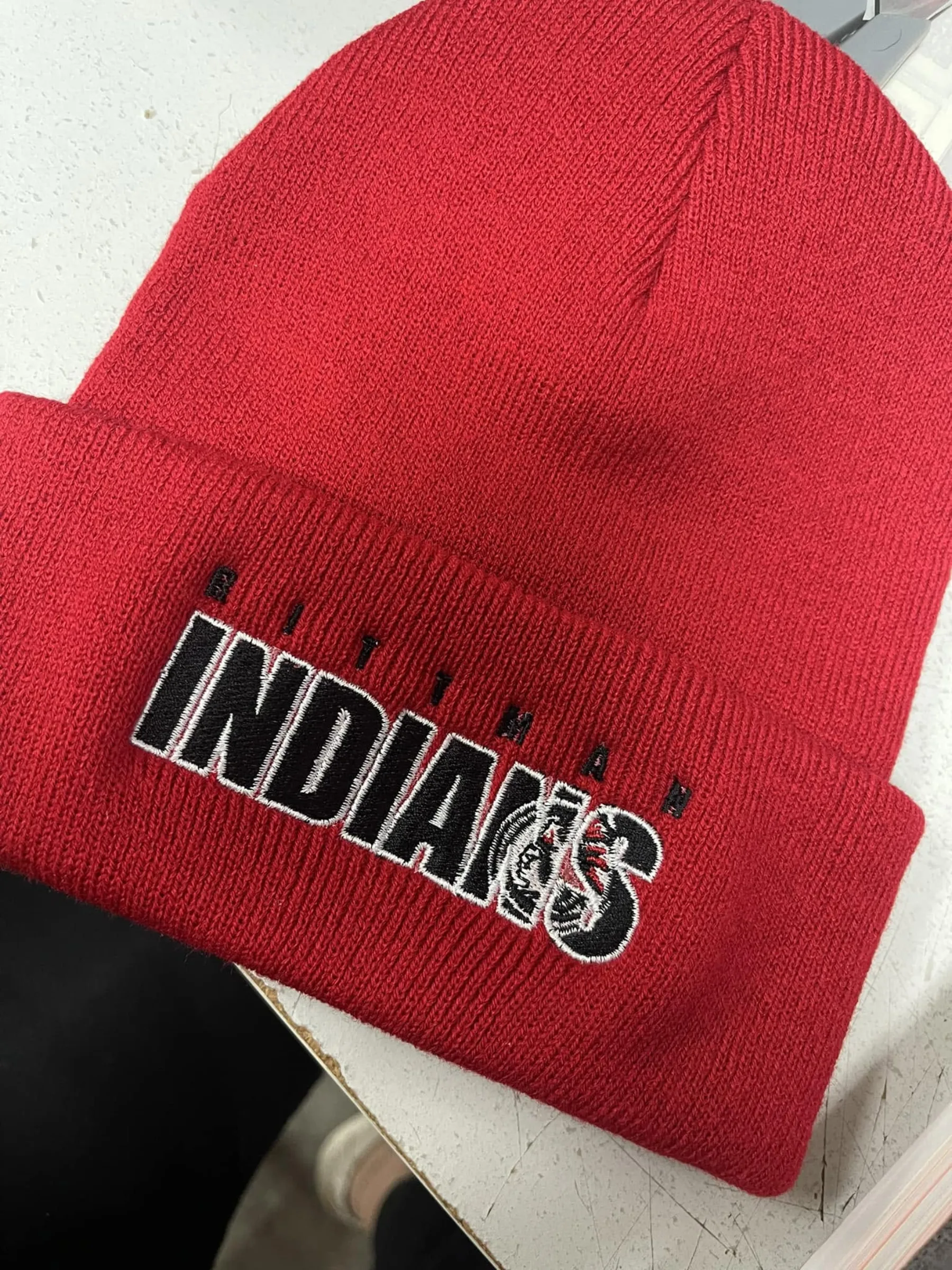 Rittman Indians custom knit beanie